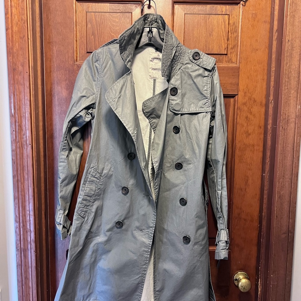 Stylish Gray Trench Coat